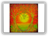 Heart-Trees 50x50cm
