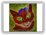 Cat with Girl 55x55cm 