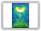 Moon-Girl 70x50cm SOLD