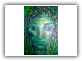 Blue Girl Portrait  60x40cm 