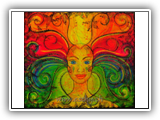 Lady Butterfly 80x70cm