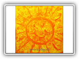 Smiling Sun 40x40cm SOLD