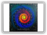 Cosmic-Mandala 90x90cm 