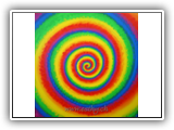 Rainbow-Spiral 1 77x77cm 