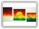 Triplex Sonne Regenbogen 40x50x40 SOLD