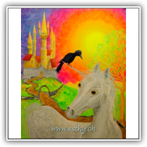 Raven and Unicorn 100x120cm 5167091