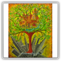The Tree-House 110x90cm 0149081