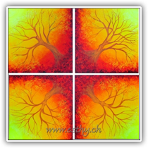 Tree Mandala1 4 x 50x50cm 413309