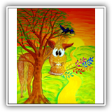 08  Horse and Raven0208 70x50cm
