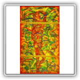 Fancy-Girl 2x20x50 + 1x40x50cm Triptych 96408