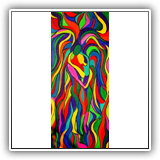 Lovers Angel  Shred Multic  80x35cm