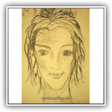 Smiling Girl Sketch jan 08 