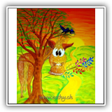 Best Friends SOLD70x50cm