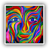 Face Glitter Shred Multic. 30x30cm 94700