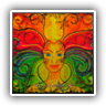 Lady Butterfly 80x70cm 37105
