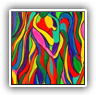 Lovers Angel  Shred Multic  80x35cm27508