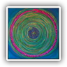 Ouborus with Ammonite 77x77cm 29907 