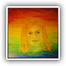 Portrait Olivia 30x30cm SOLD
