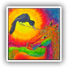 Raven and Unicorb 30x30cm MM 64909