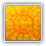 Smiling Sun 40x40cm SOLD