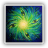 Watching You 50x50cm blue 36109